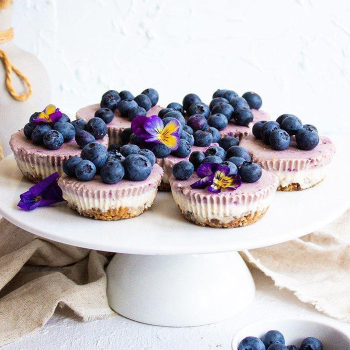 Raw Blueberry Cheesecakes - Brookfarm