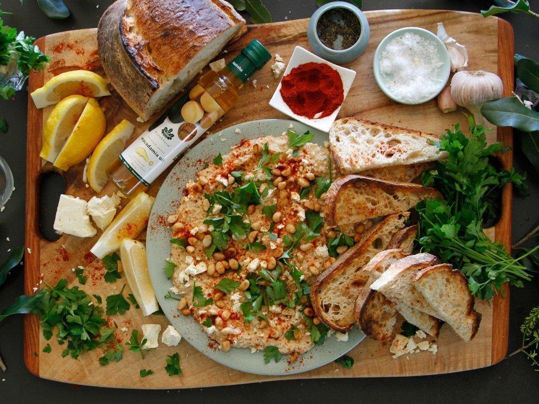 Roast Macadamia Hummus