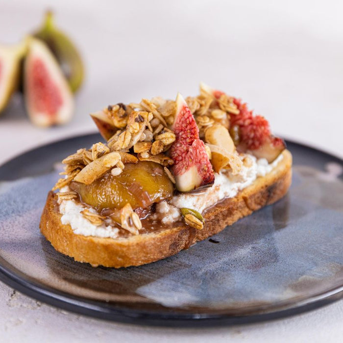 Fig Toast with Nutty Granola