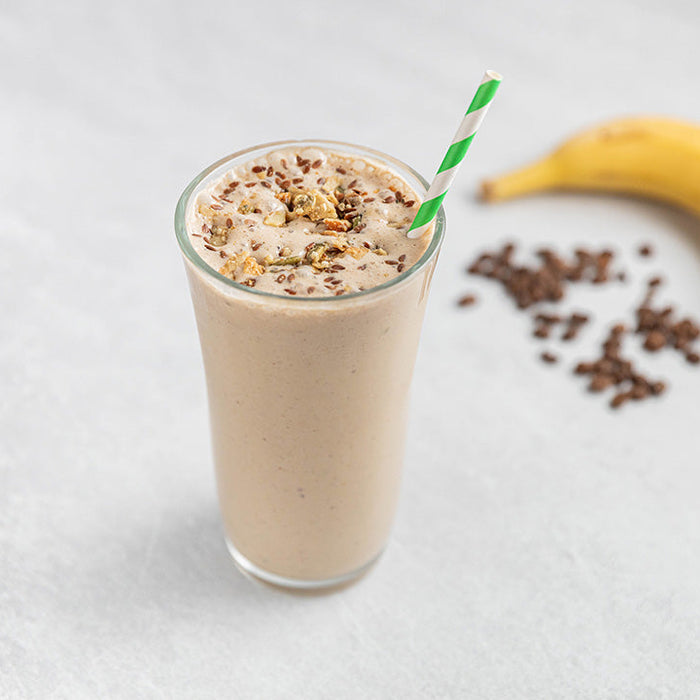 Coffee Protein Shake with Prebiotic Granola
