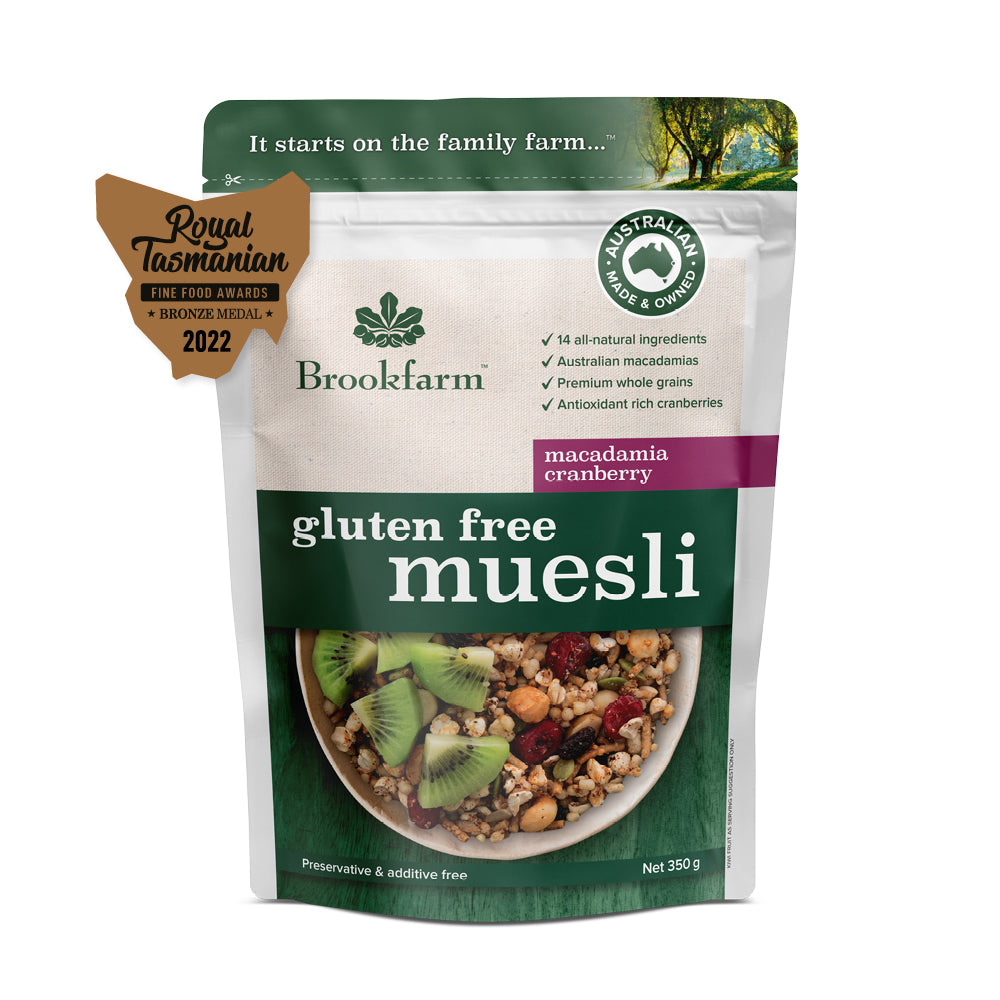 Gluten Free Muesli Macadamia Cranberry
