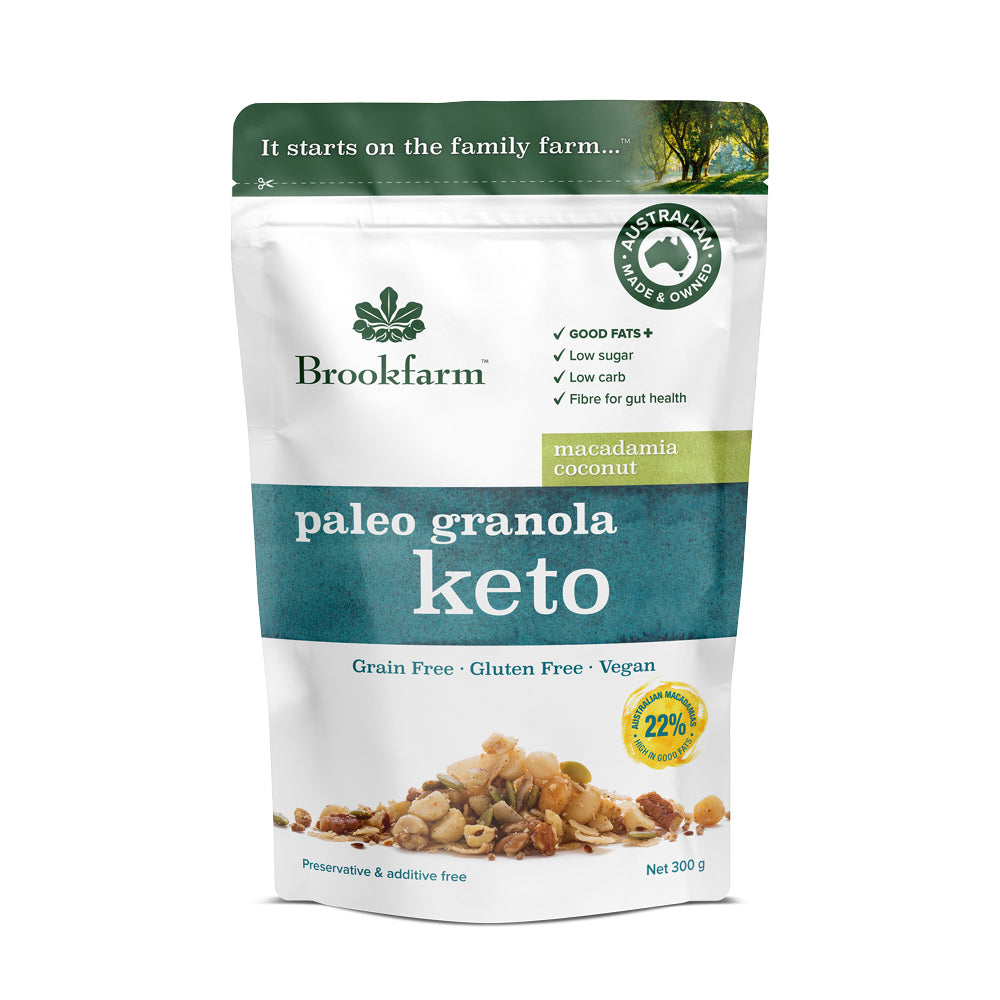 Keto Paleo Granola Macadamia Coconut
