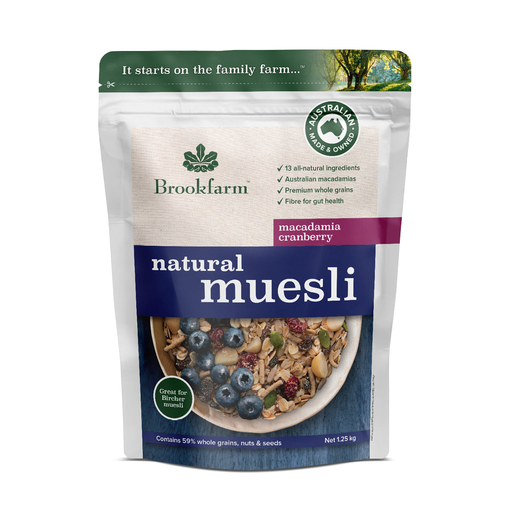 Natural Muesli Macadamia Cranberry