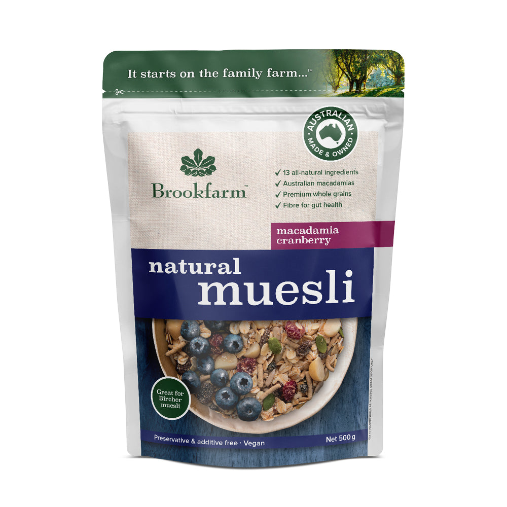 Natural Muesli Macadamia Cranberry