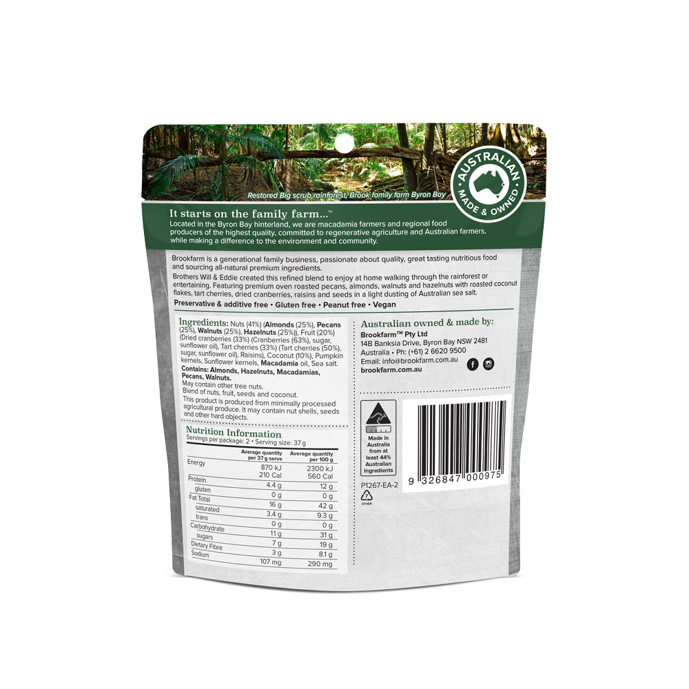 Nut & Fruit Mix Coconut Tart Cherry 75g – Brookfarm