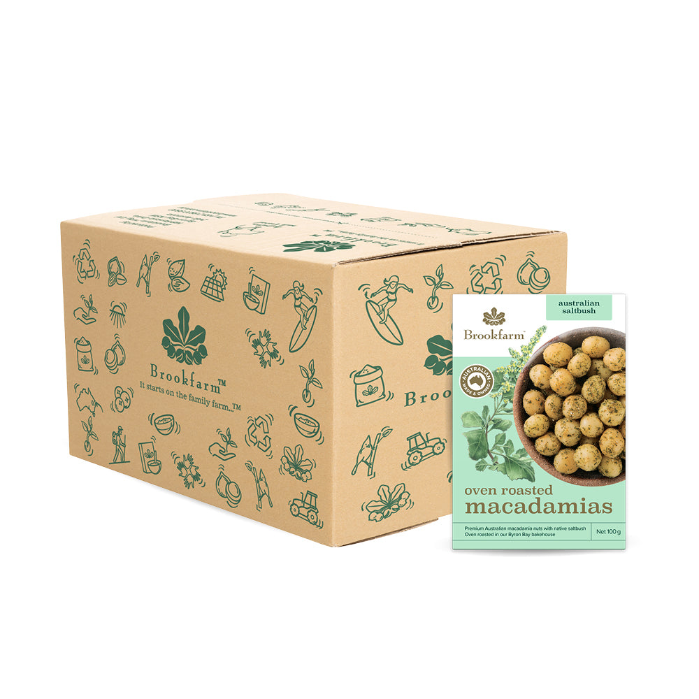 Oven Roasted Macadamias with Saltbush