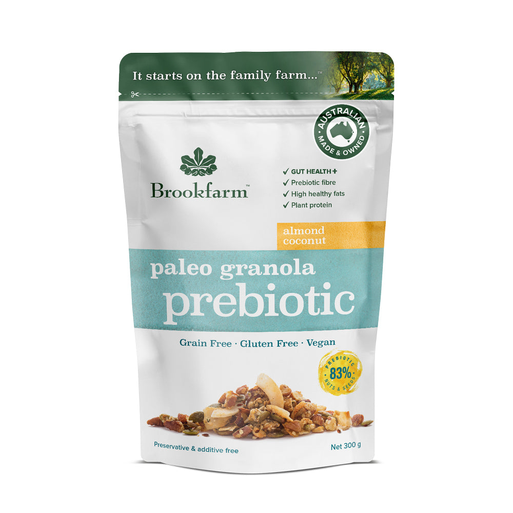 Prebiotic Paleo Granola Almond Coconut
