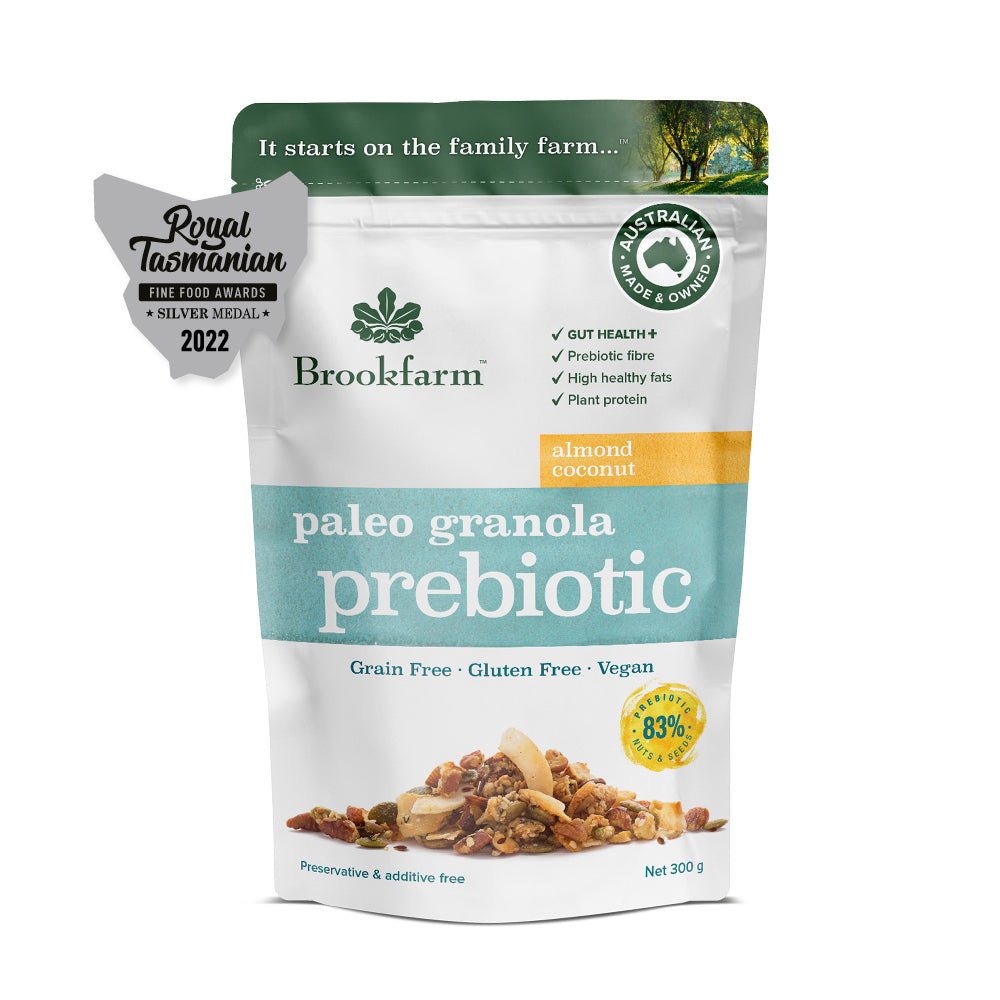 Prebiotic Paleo Granola Almond Coconut