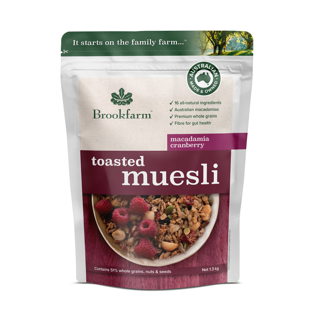 Toasted Muesli Macadamia Cranberry