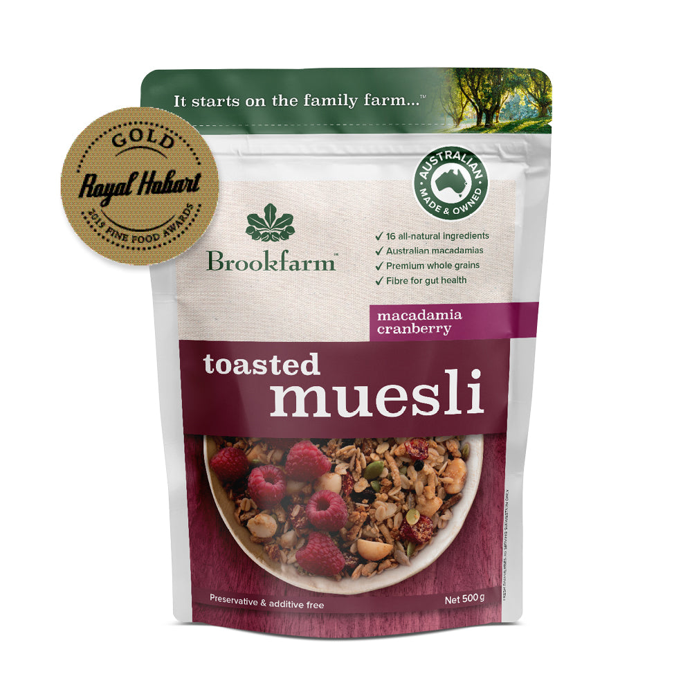 Toasted Muesli Macadamia Cranberry