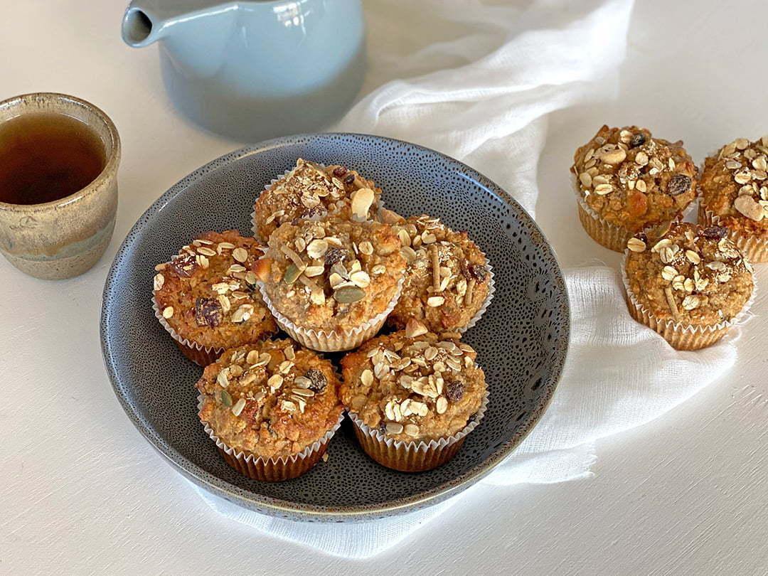 Macadamia & Cranberry Muesli Muffins - Brookfarm