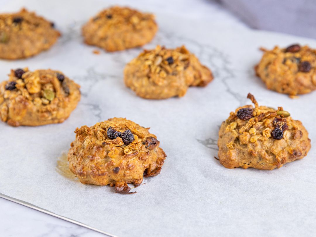 Breakfast Cookies with Toasted Muesli Macadamia Cranberry Good Chef Bad Chef Brookfarm