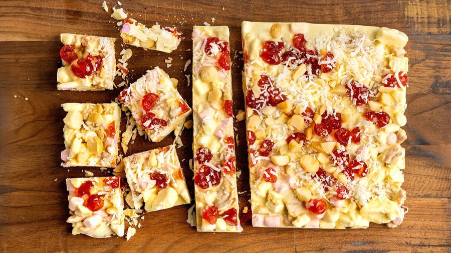 Macadamia & White Chocolate Rocky Road