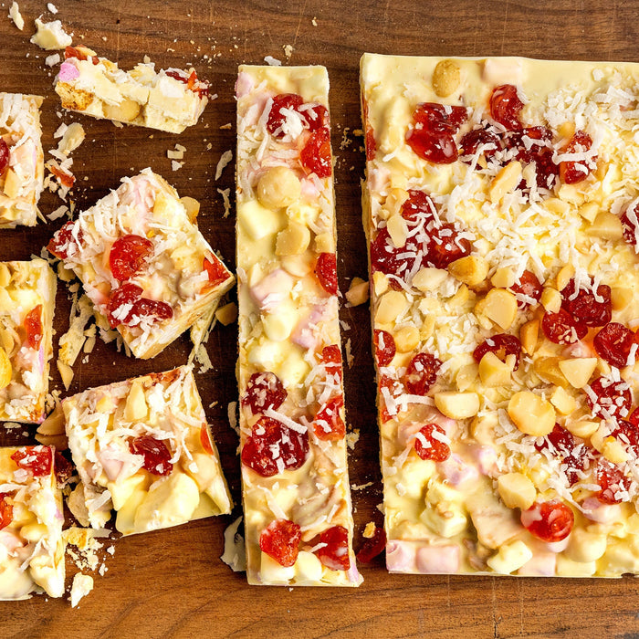 Macadamia & White Chocolate Rocky Road