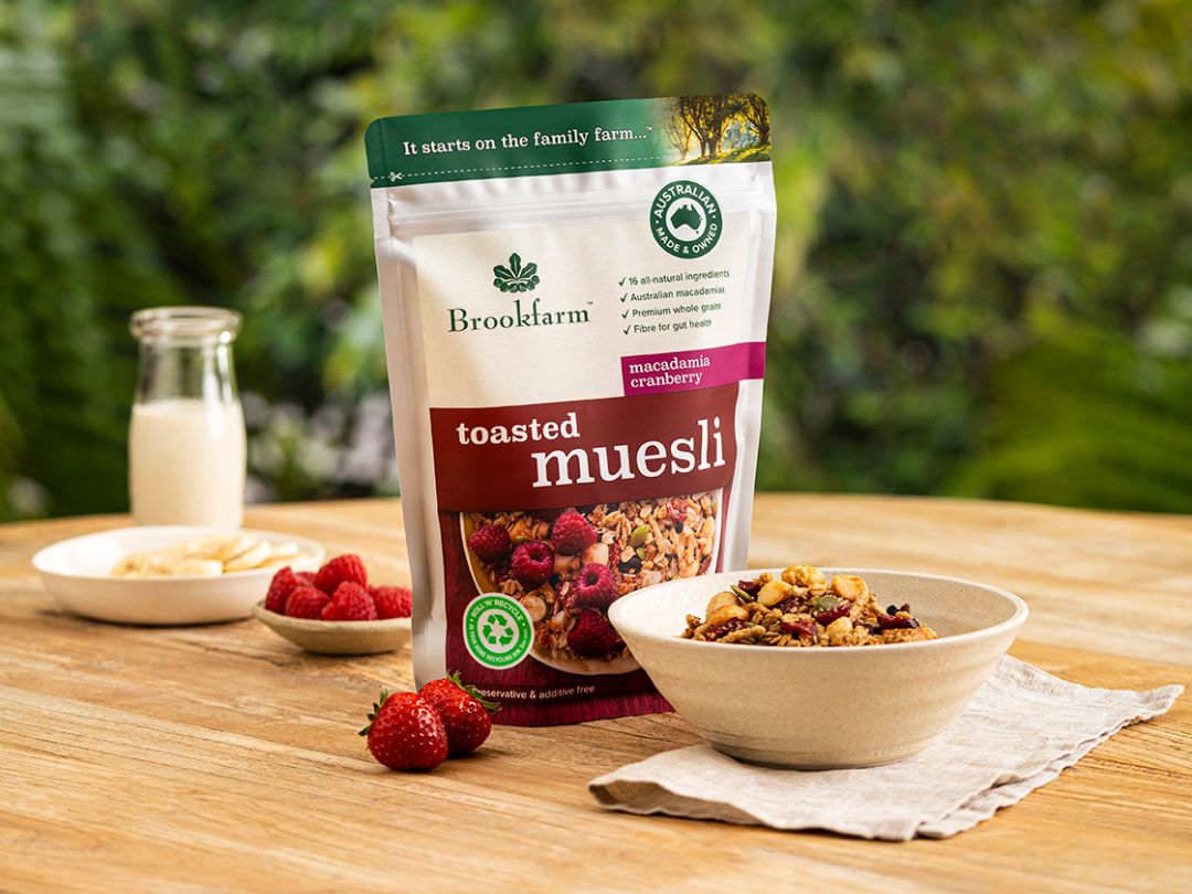 Brookfarm Muesli World Class Packaging