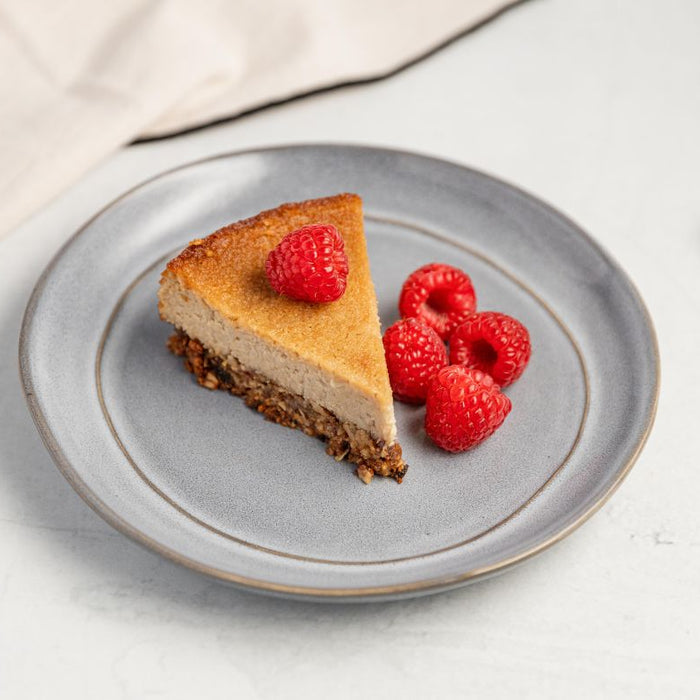 Low Sugar Granola Vegan Cheesecake