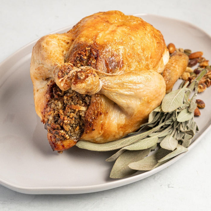 Roast Chicken with Nut Stuffing