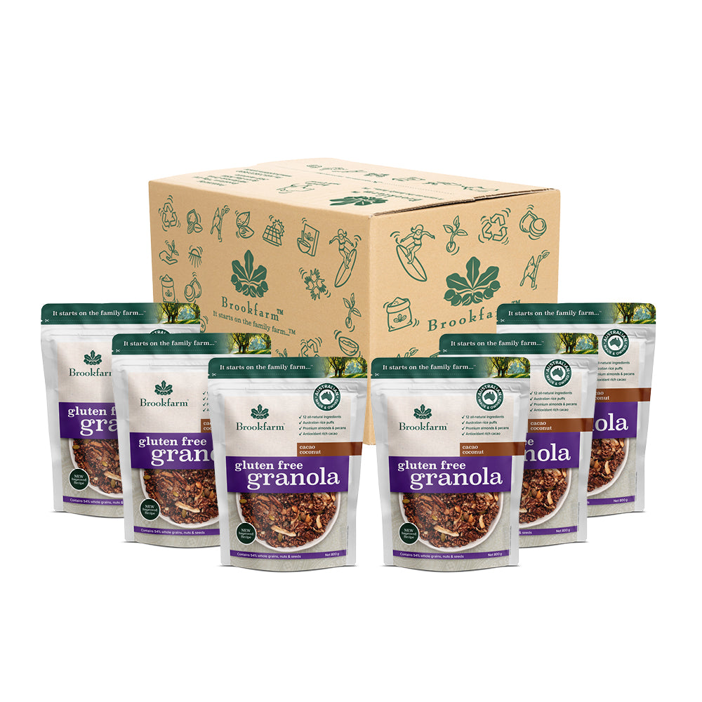 Gluten Free Granola Cacao 800g Carton of 6 
