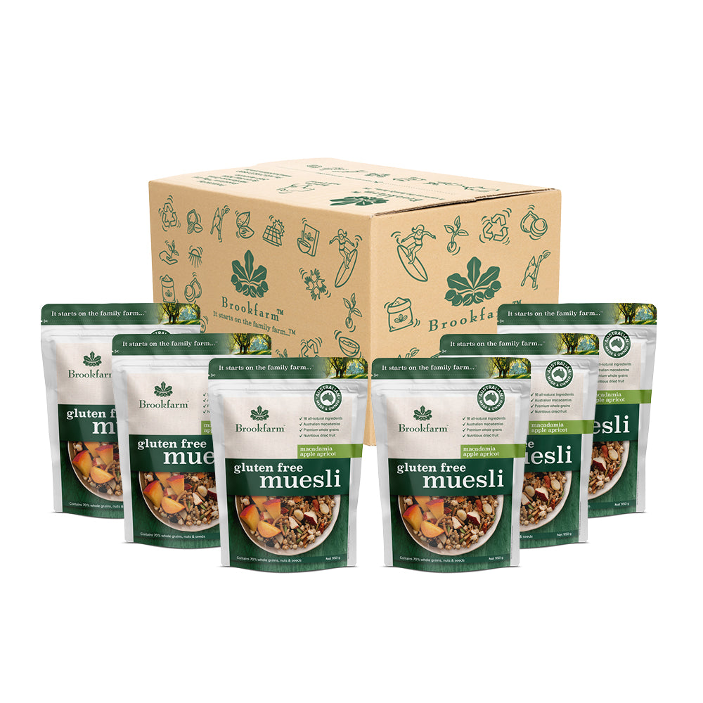 Gluten Free Muesli Macadamia Apple & Apricot