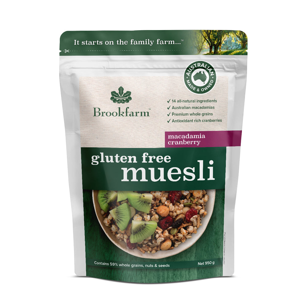 Gluten Free Muesli Macadamia Cranberry