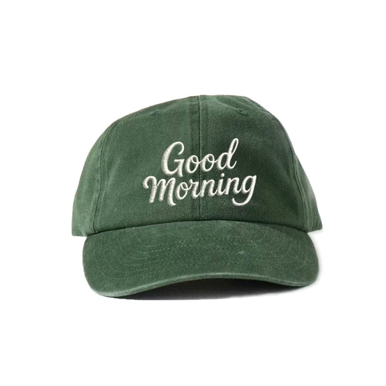 Good Morning Recycled Cotton Cap
