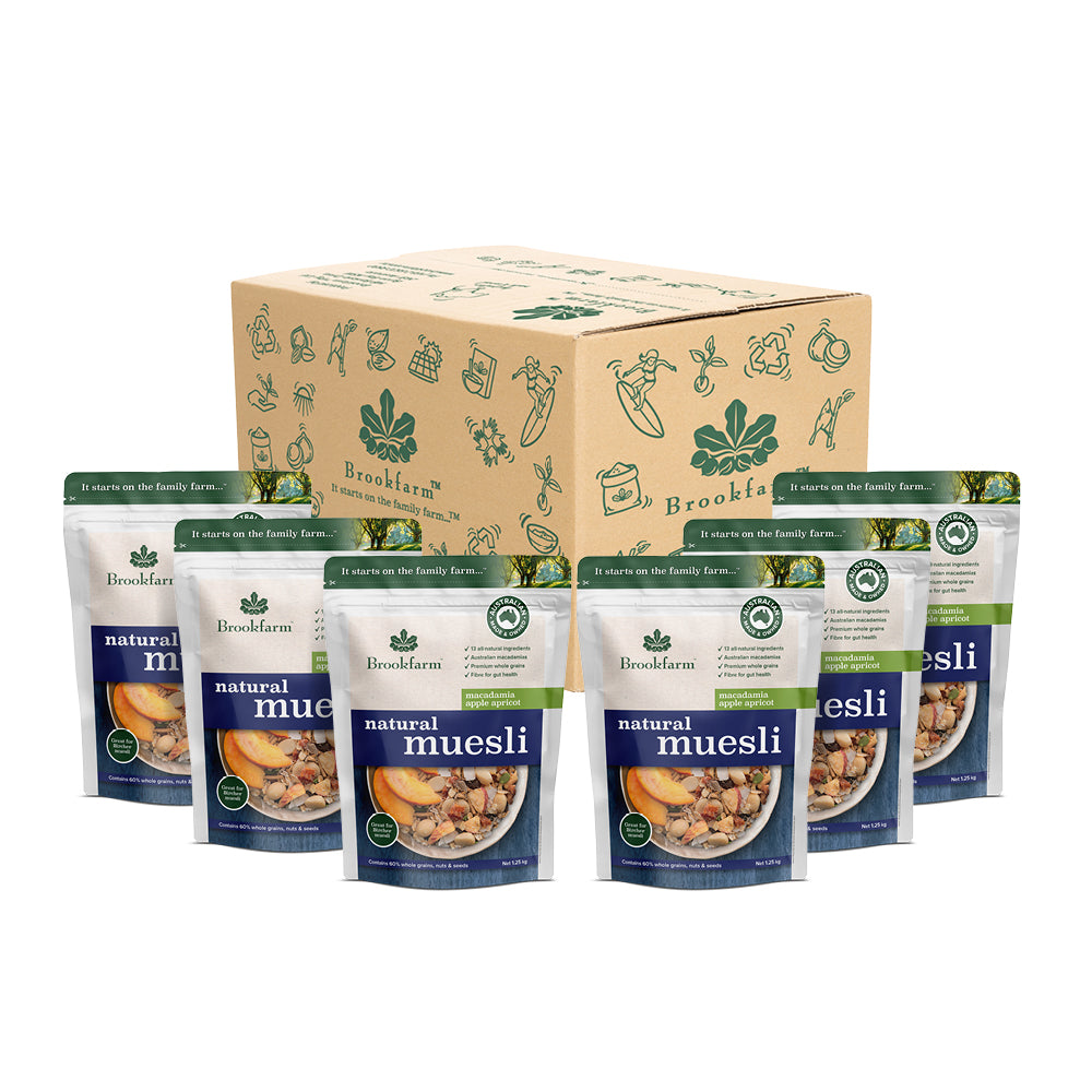 Natural Muesli Macadamia Apple & Apricot