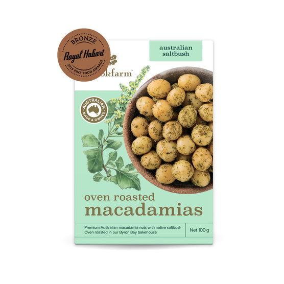 Oven Roasted Macadamias with Saltbush