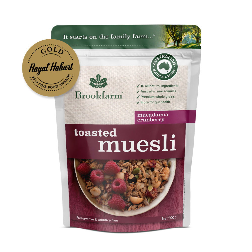 Toasted Muesli Macadamia Cranberry Gold Medal 
