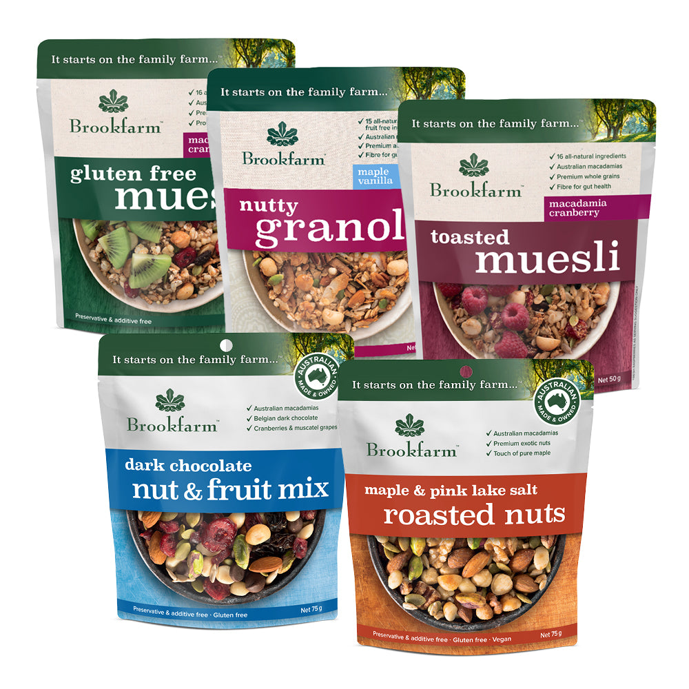 Trial Pack - Brookfarm Favourites - 5x Sachets