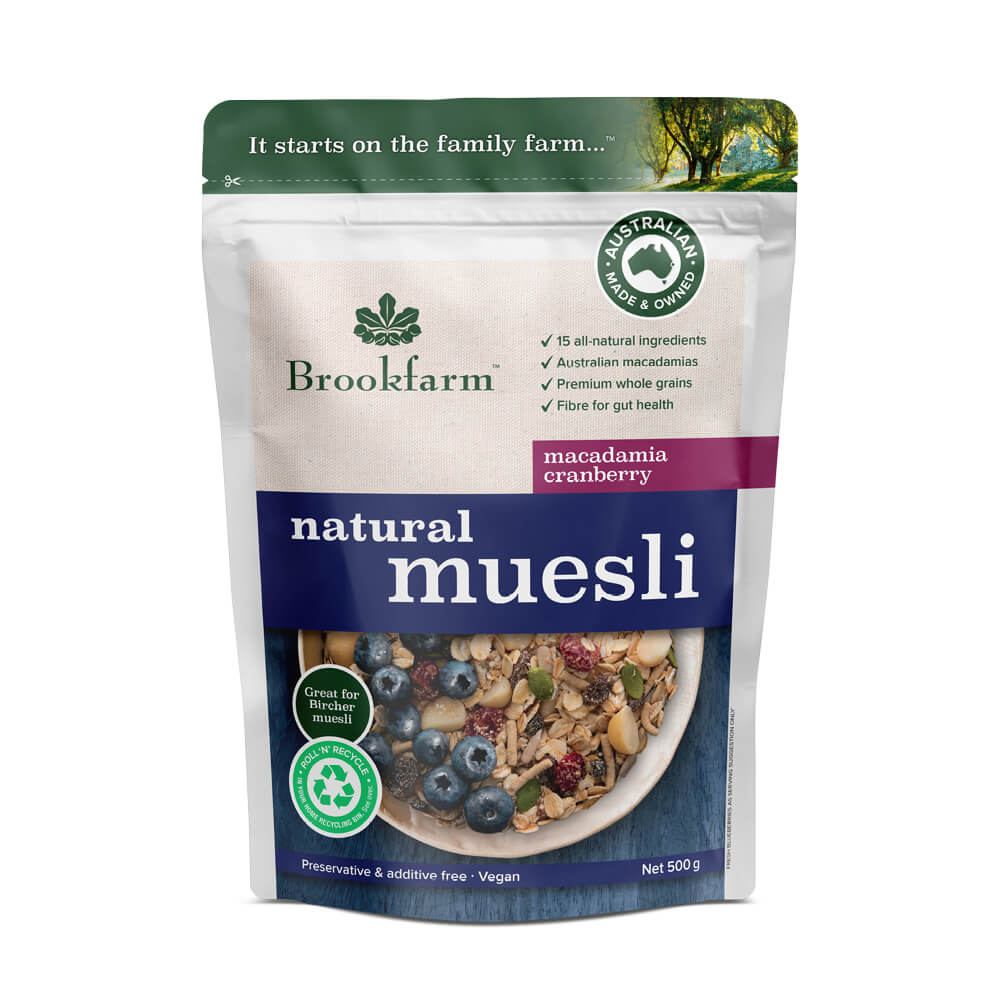 Natural Muesli Macadamia Cranberry